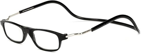 Magnetic Reading Glasses(Long Temples), Computer Readers, Replaceable Lens, Adjustable Temples, Original in Saudi Arabia