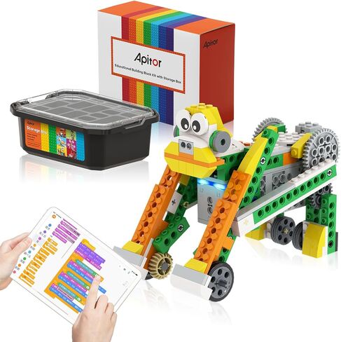 Apitor 20-in-1 Robot Toys for 6 7 8 9 10 11 12+ Years Old Teen Boys Girls, Upgrade Programmable Building Kit with APP Remote Control, STEM Projects Educational Birthday Gift for Kids Ages 6-8 8-12 in Kuwait