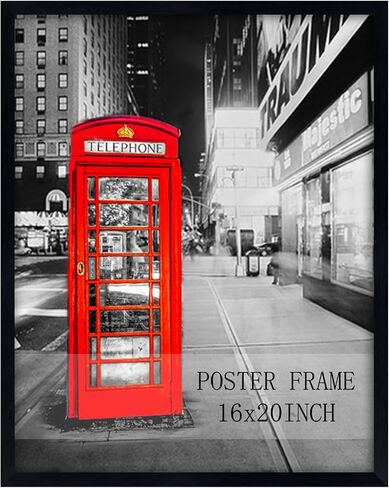 Lavezee 14x18 Poster Frame Black Display 14 x 18 Inch Photo Picture Frame for Gallery Wall, 1 Pack in Saudi Arabia
