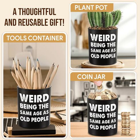 Birthday Gifts for Older Men Women Over 50 60 70 - Its Weird Being The Same Age As Old People, Over The Hill Gag Gifts for Old Man Husband Grandpa Dad, Natural Lavender Scented Funny Birthday Candles in Saudi Arabia