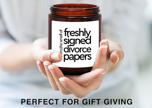Scented Candle, Divorce Candles Gifts for Women, Sister, Besties, BFF, Soy Candles for Home Scented, Home Decorations, Aromatherapy Candles, Amber Jar Candles(B030) in Saudi Arabia