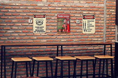 AOYEGO Pin Up Tin Sign,Full Service Garage Sexxy Women Stand Leaning Against the Gas Station Vintage Metal Tin Signs for Cafes Bars Pubs Shop Decorative Funny Retro Signs for Men Women 8x12 Inch in Saudi Arabia