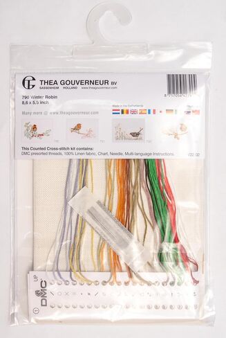Thea Gouverneur - مجموعة غرز متقاطعة - سمر روبن بيرد - عايدة - 16 قطعة - للبالغين - 792A in Kuwait