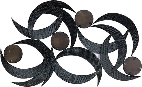Benzara 96663 Metal Mirror Wall Plaque Beautifully Sculptured, 24" High in Saudi Arabia