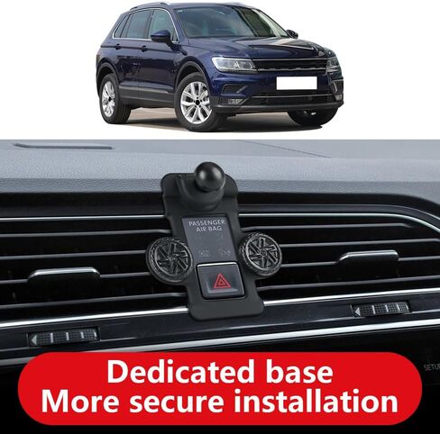 musttrue LUNQIN Car Phone Holder for 2009-2017 Tiguan Auto Accessories Navigation Bracket Interior Decoration Mobile Cell Phone Mount in Kuwait