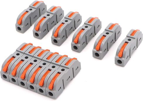 50 قطعة من موصلات الأسلاك - يمكن ربطها بنفسك في طرف كابل بمؤخرة 2/3/4/5/6 لـ 28-12 AWG in Kuwait