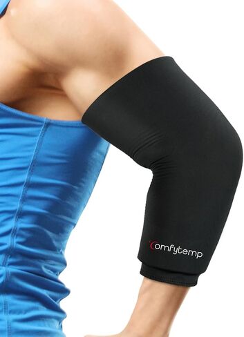 Comfytemp Knee Ice Pack Wrap for Swelling, Reusable Freeze Sleeve for Pain Relief, FSA HSA Eligible, Gel Ice Pack for Injuries, Meniscus Tear Knee Brace, Knee Compression Sleeve, Cold & Hot Therapy -L in Kuwait