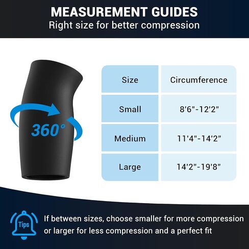 Comfytemp Knee Ice Pack Wrap for Swelling, Reusable Freeze Sleeve for Pain Relief, FSA HSA Eligible, Gel Ice Pack for Injuries, Meniscus Tear Knee Brace, Knee Compression Sleeve, Cold & Hot Therapy -L in Kuwait