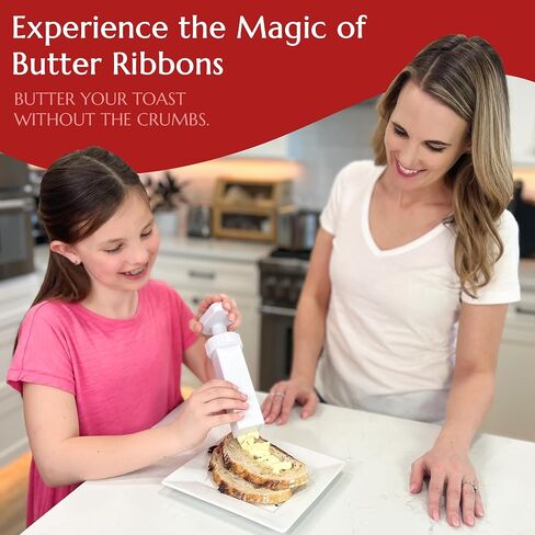 Max Space Butter Mill Dispenser - USA Made, Twist Action Butter Dispenser for Refrigerated Butter, Margarine & Cream Cheese with Tablespoon Markings in Saudi Arabia