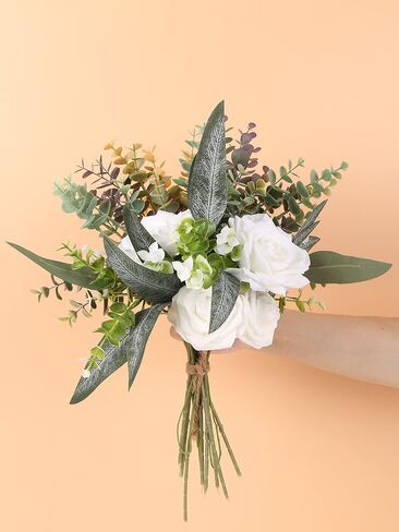 Artificial Eucalyptus 25PCS with 6 Kinds of Greenery Stems for Flower Arrangements Artificial Greenery Spray Box Set for Eucalyptus Bunch for Wedding Bouquet Table Centerpieces and Floral Arrangement in Saudi Arabia
