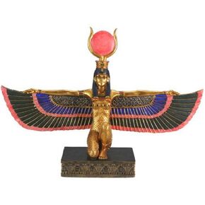 SUMMIT COLLECTION Ancient Egyptian Goddess Isis Open Wings Figurine Goddess of Magic Figurine