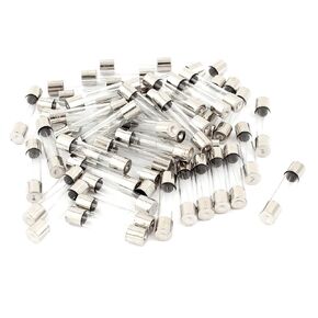 uxcell 250V 5A F5AL250V Fast Quick Blow Glass Tube Fuses 6mm x 30mm 50 Pcs