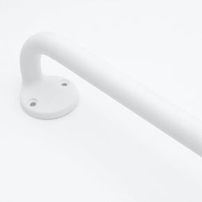 Blackout Curtain Rod 48-88, 3/4 Inch Curtain Rods for Windows Adjustable, Wrap Around Heavy Duty Telescoping Curtain Rods for Bedroom, Living Room, White