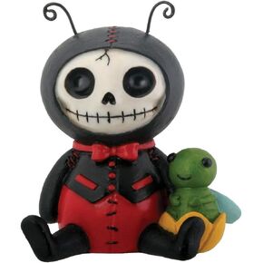 Dots Ladybug Furry Bones Statue