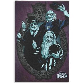 Open Road Brands Disney Haunted Mansion Hitchhiking Ghosts Gallery Wrapped Canvas Wall Decor - Spooky Haunted Mansion Wall Art for Home Decorating
