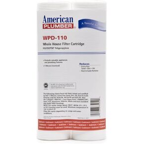 American Plumber WPD-110 Polydepth Polypropylene Whole House Filter Cartridge (2)