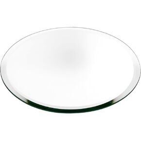 Plymor Round 5mm Beveled Glass Mirror, 10 inch x 10 inch (Pack of 2)