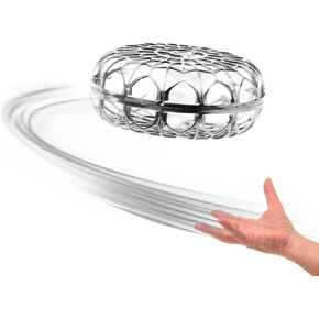 NUTTY TOYS Interactive Frisbee Drone - Hand Operated Light Up Boomerang for Kids & Adults |Easy Shake to Start Flying UFO| Top Christmas Stocking Stuffers Gift Idea 2023 for Boys 4 5 6 7 8 9 10 11 12