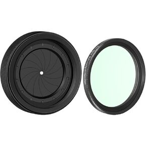 Adjustable Iris Aperture Diaphragm UV Filter KIT M30 to M37 Iris Aperture Diaphragm Adapter Optical Diaphragm 1.5-26mm Lens Module Adapter Ring PVS-31 PVS-14 Optics