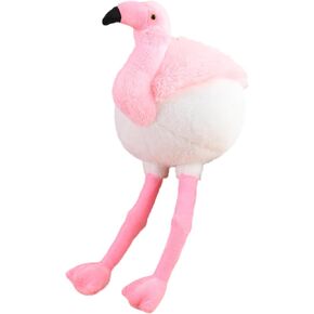 Soft Round Stuffed Flamingo Animal Plushie Fat Flamingo Plush Toys for Home Decor Cuddly Flamingo Pillow Hugging Flamingo Doll Gift for Kids or Lover (Pink, 19.7 Inch (from Head to feet))