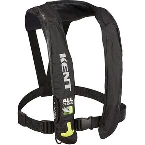 Kent A/M-33 All Clear Automatic/Manual Inflatable Life Jacket Black