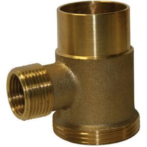 EVERFLOW WMT112S 1-1/2" BRASS WASHING MACHINE TEE WITH FIP TO SLIP JOINT CONNECTIONS