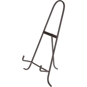Bard's Black Wrought Iron Easel, 15" H x 9.25" W x 6.5" D