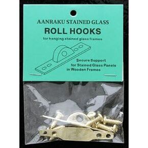 Roll Hooks for Hanging Stained Glass