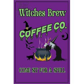 Metal Psychic Reading Wall Sign Tarot Card Crystal Ball Tin Plaque Home Decor 8x12 inch