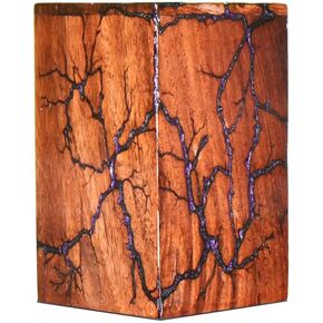 Wooden Cremation Urns for Human Ashes Adult Male/Female - Keepsake Urn Box - Rosewood Urn for Ashes Adult - Burial Urn - Decorative Memorial for Loved Ones(X-Small 20cu/in, Blue Resin)