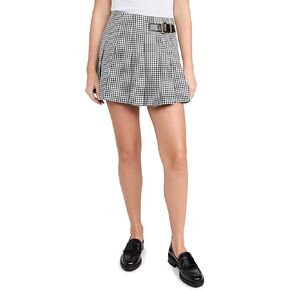 English Factory Women's Gingham Check Skort