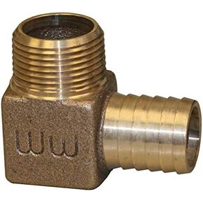 Merrill MFG RBHENL1000 1" No-Lead Bronze Hydrant Elbow, Bronze