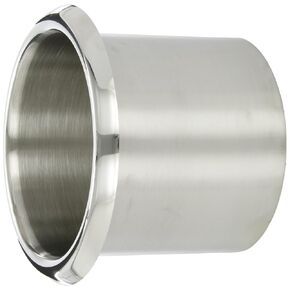 Bobrick 529 300 Stainless Steel Countertop-Mounted Circular Waste Chute, Bright Polished Finish, 6-15/16" OD x 5-1/2" ID x 5" Depth