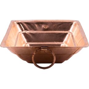 Copper Agnihotra | Copper hawan Kund | Yagya Kund | Homam | Havishyam | Yajna | Yagna |Mainly Used for Agni Puja (Small) 5Inch