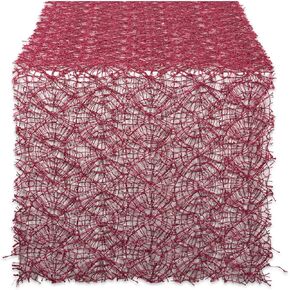 DII CAMZ38208 16" x 10' مفرش طاولة فضي ترتر
