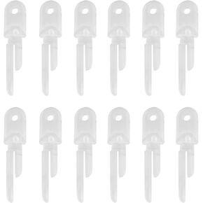 12PCS Repair Window Blind Tilt Wand Tip, Hardware Tilt Wand Tip for Broken Horizontal Blind Hardware Wand Vertical Blinds Replacement Parts for Interior Windows