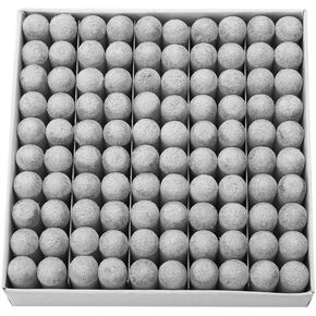 Alomejor 100Pcs Billiard Cue Tips Plastic Billiard Replacement Pool Cue Tips for Pool Cues and Snooker