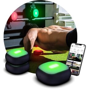 ROXPro Flash Reflex Reaction and Cognitive Training Kit - LED Light Pods with Smart App-Connect for Sport, Fitness, Speed and Agility - for Coaches, Gyms and Individual Athlete Workouts