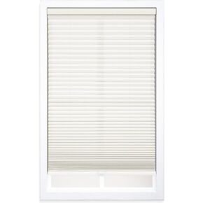 DEZ FURNISHINGS QNIV544600 Cordless 1.5" Light Filtering Cellular Shade, 54.5"W x 60"H, Ivory