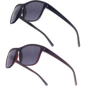 Classic Reading Sunglasses Trendy Frame,UV 400 Protection Outdoor Sun Reader Driving/Fishing/Running/Cycling