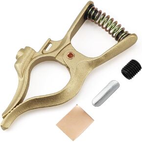 T-Style Welding Ground Clamp Brass 500-Amp