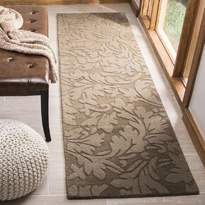 SAFAVIEH Impressions Collection Accent Rug - 3' x 5', Brown, Handmade Wool, Ideal for High Traffic Areas in Entryway, Living Room, Bedroom (IM344A)