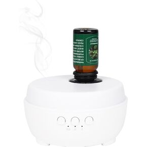 Waterless Essential Oil Diffuser - Three-Speed Mist Mode, 7-Color LED Lights, Compatible with Various Types of Essential Oils - Suitable for bedrooms, Living Rooms-White