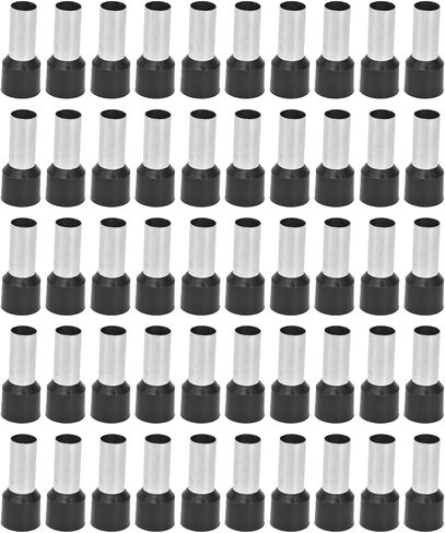 WALFRONT 50Pcs Insulated Ferrule Tube Crimp Terminals EU Cord End Connectors Wire Connector 25 mm² 4 AWG E25?16 in Saudi Arabia