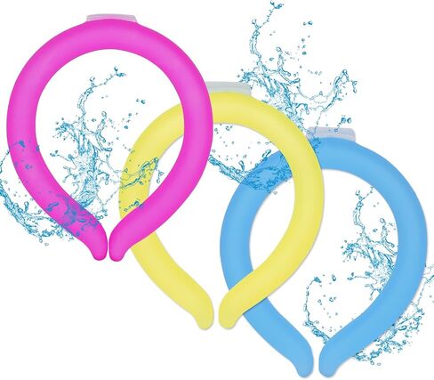 Neck Cooling Tube Wearable Cooling Neck Wrap, Quick Cooling Without Frostbite, Reusable Neck Cooler Suitable for Outdoor Indoor, Relief for Hot Flashes and Summer in Saudi Arabia