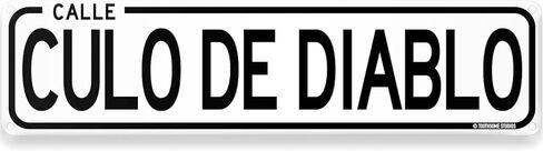 Callejon De Los Borrachos Funny Mexican Spanish Humor 16" x 4" Street Sign CDMX Calle Mexico City Home Bar Latino Humor Wall Decor (LosBorrachosStreet) in Kuwait