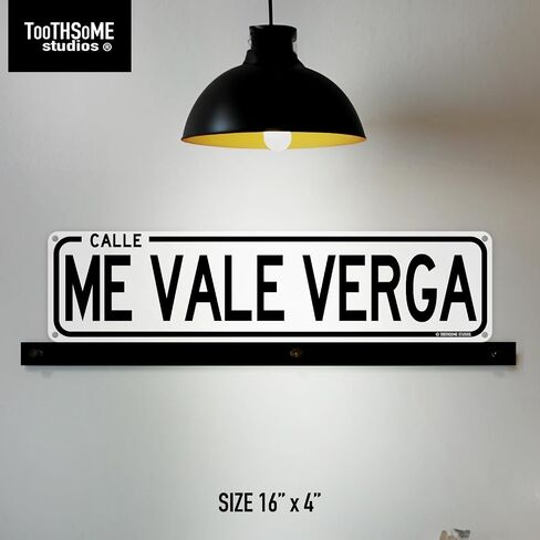 Callejon De Los Borrachos Funny Mexican Spanish Humor 16" x 4" Street Sign CDMX Calle Mexico City Home Bar Latino Humor Wall Decor (LosBorrachosStreet) in Saudi Arabia