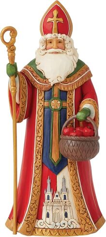 Enesco Jim Shore Heartwood Creek Santas Around The World Czech Figurine, 7.48 Inch, Multicolor in Saudi Arabia