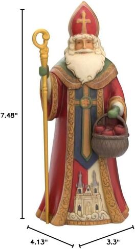 Enesco Jim Shore Heartwood Creek Santas Around The World Czech Figurine, 7.48 Inch, Multicolor in Saudi Arabia