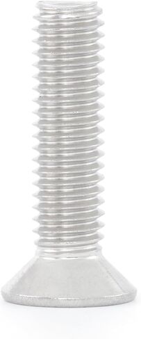 LESHAN 25PCS Extra Long Outlet Machine Screws, M5-0.8 * 20MM 304 Stainless Steel Device Mounting Screws Flat Head Phillips Bolts Fastening Electrical Outlet Screws in Saudi Arabia